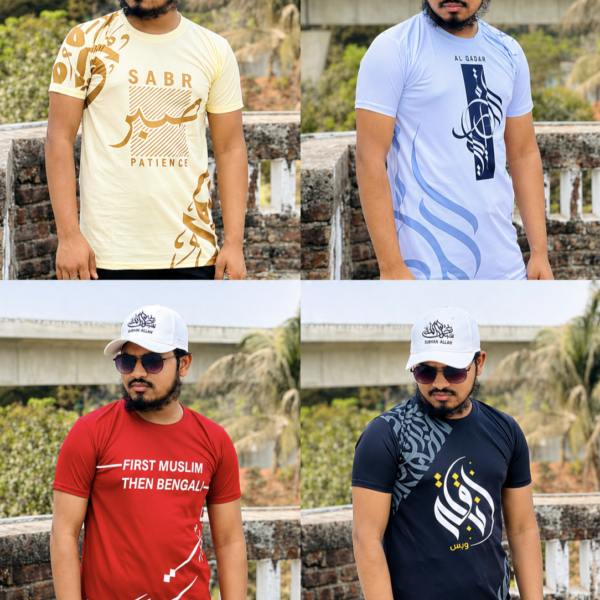 Calligraphy T-Shirt 4pis combo offer