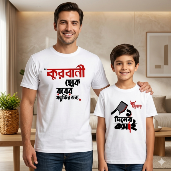 ঈদের চমৎকার ২ পিস টি শার্ট
